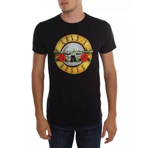 Guns N’ Roses Band T-Shirt Men’s M Black Graphic Rock Tee Vintage Style